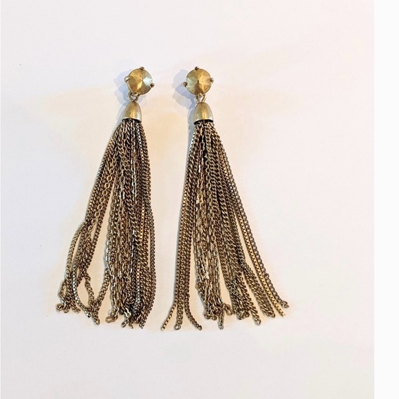 Stella & Dot Fringe Earrings - Picture 1 of 3